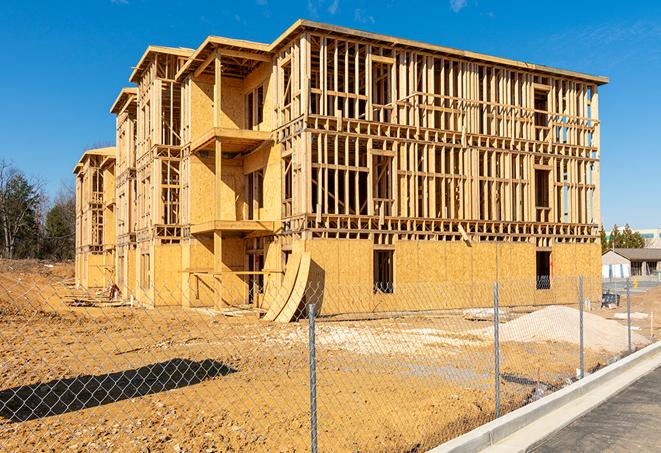 a mobile fence protecting a job site and workers in Northridge CA